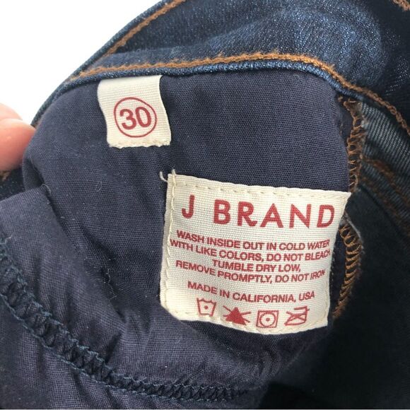 J Brand Jeans Womens 30 Skinny Leg Dark Wash - Picture 8 of 9
